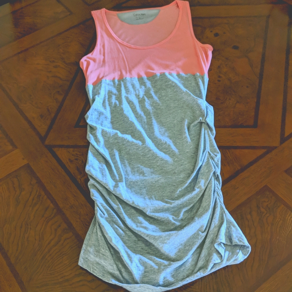 Valvin Klein Rusched T Shirt dress